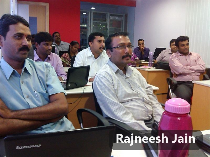 Workshop participants at work