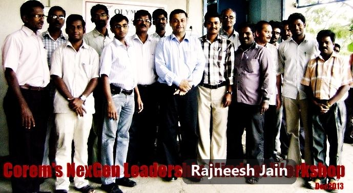 Leadership workshop led by Rajneesh Jain