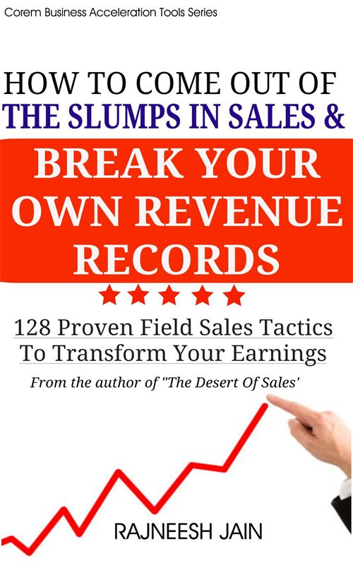 How To Come Out Of The Slumps in Sales, book cover